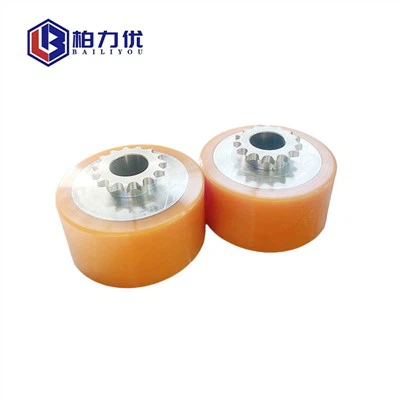 Poliuretán forgólapos görgő fékkel